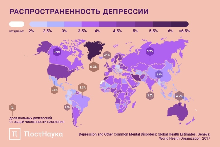 Depression Map - World map, Depression, People, Social, Statistics