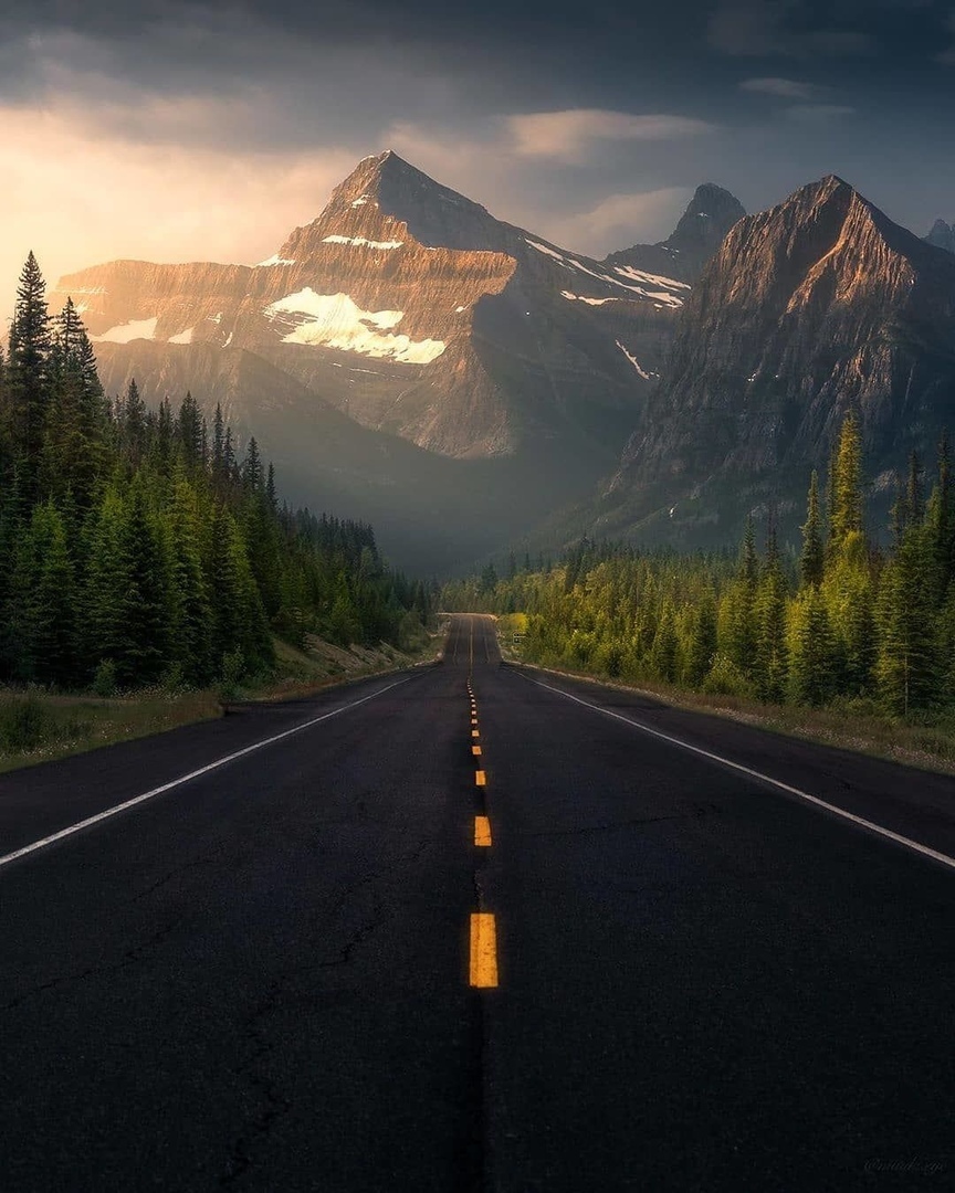 The beauty of Canada's landscapes - Canada, Nature, The photo, The mountains, River, Railway, Forest, Road, Longpost