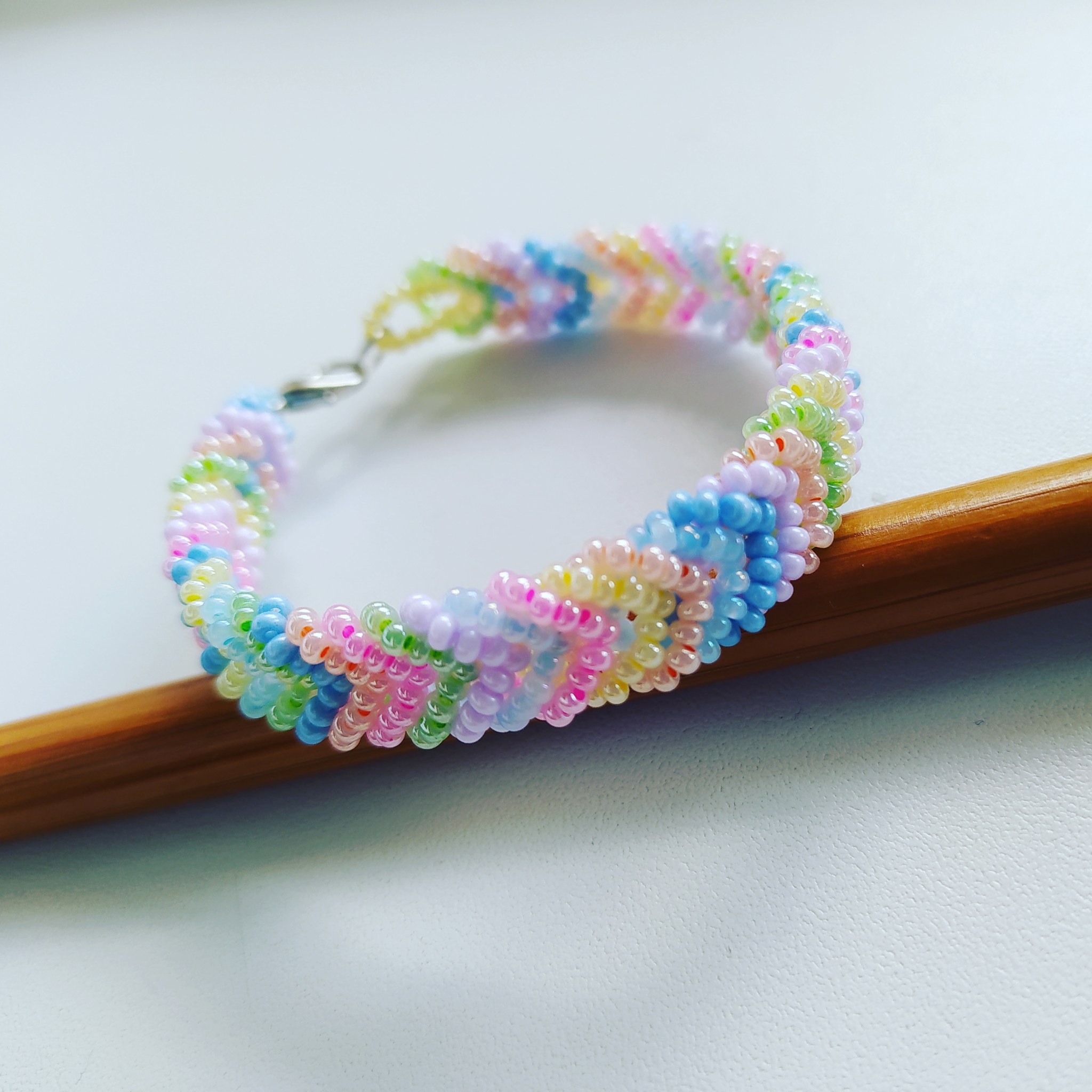 Bracelet - My, A bracelet, Needlework without process, Beads, With your own hands, Beading, Trend