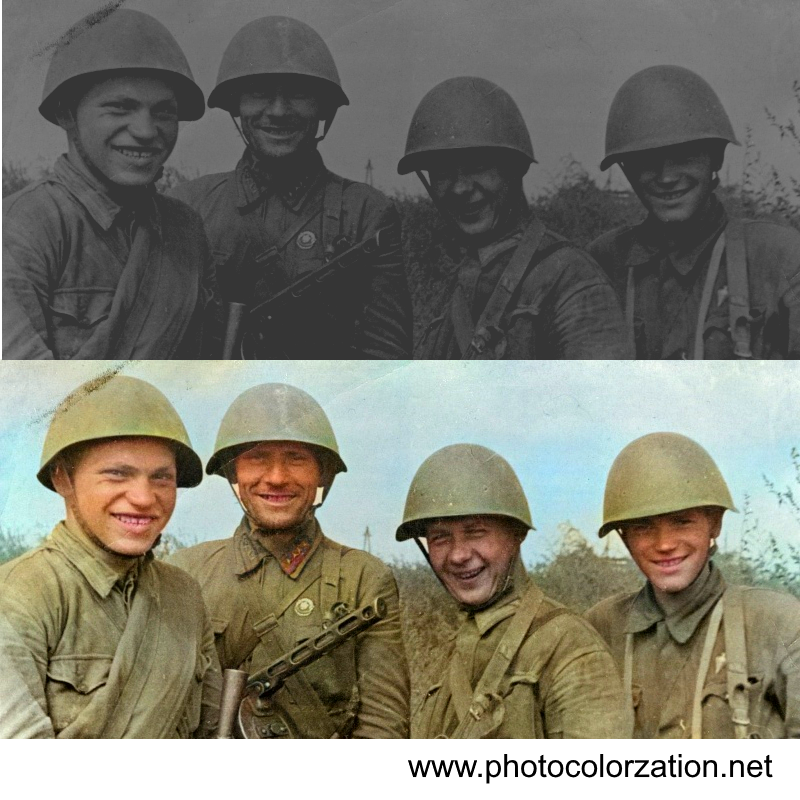 My colorization - My, Colorization, The Second World War, The Great Patriotic War, Longpost, To be remembered