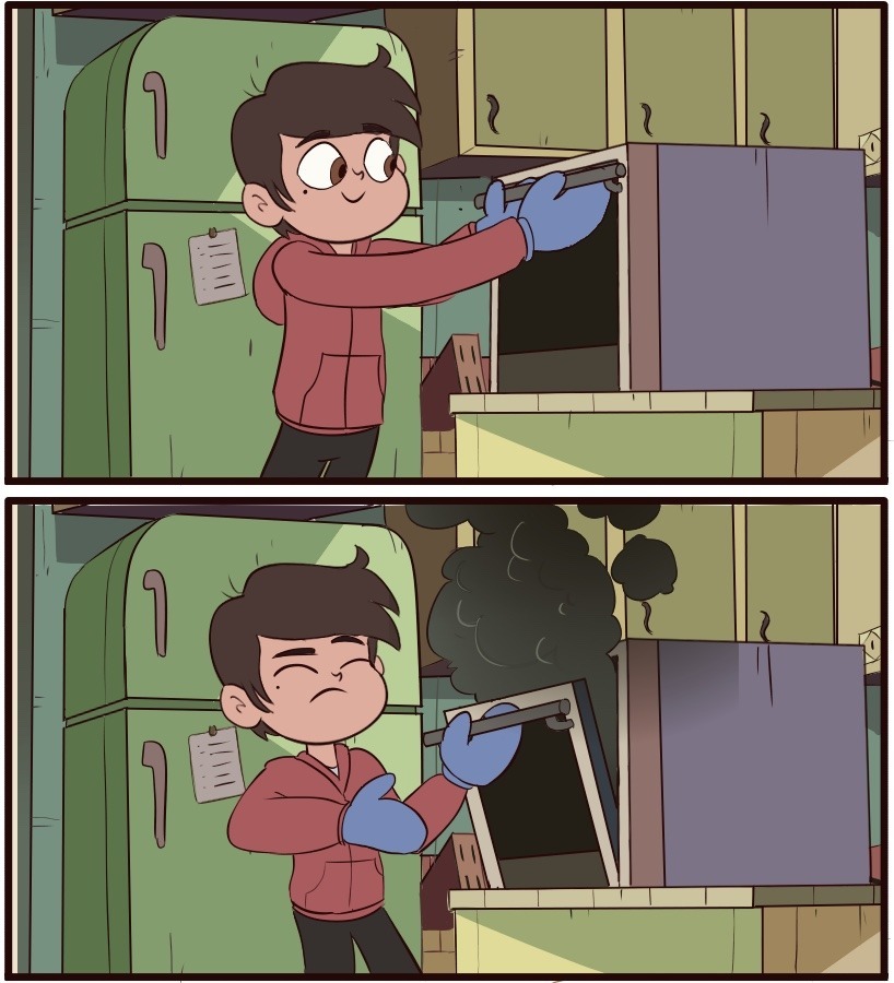 SPSZ.Comic (Dinner) - Star vs Forces of Evil, Cartoons, Comics, Star butterfly, Marco diaz, Longpost