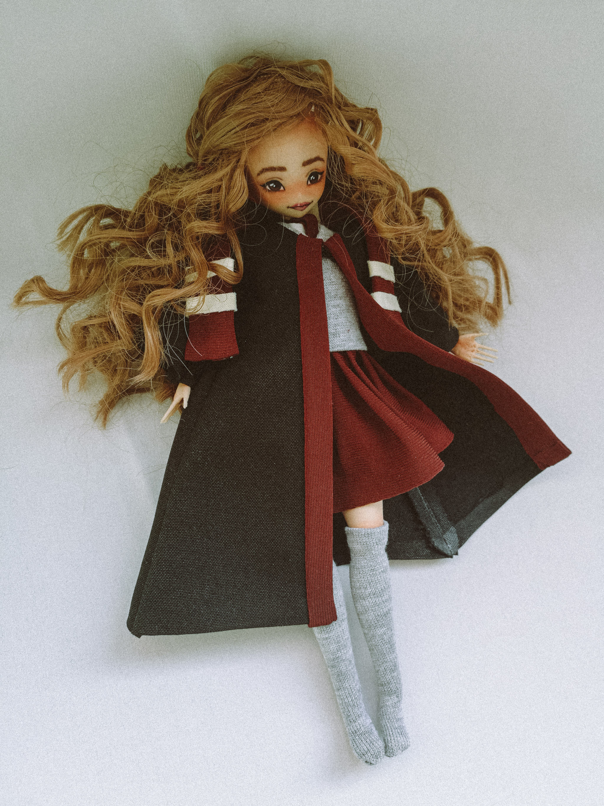 BJD doll Hermione Granger - My, Hobby, Needlework, Jointed doll, Longpost, Harry Potter, Hermione, Needlework with process