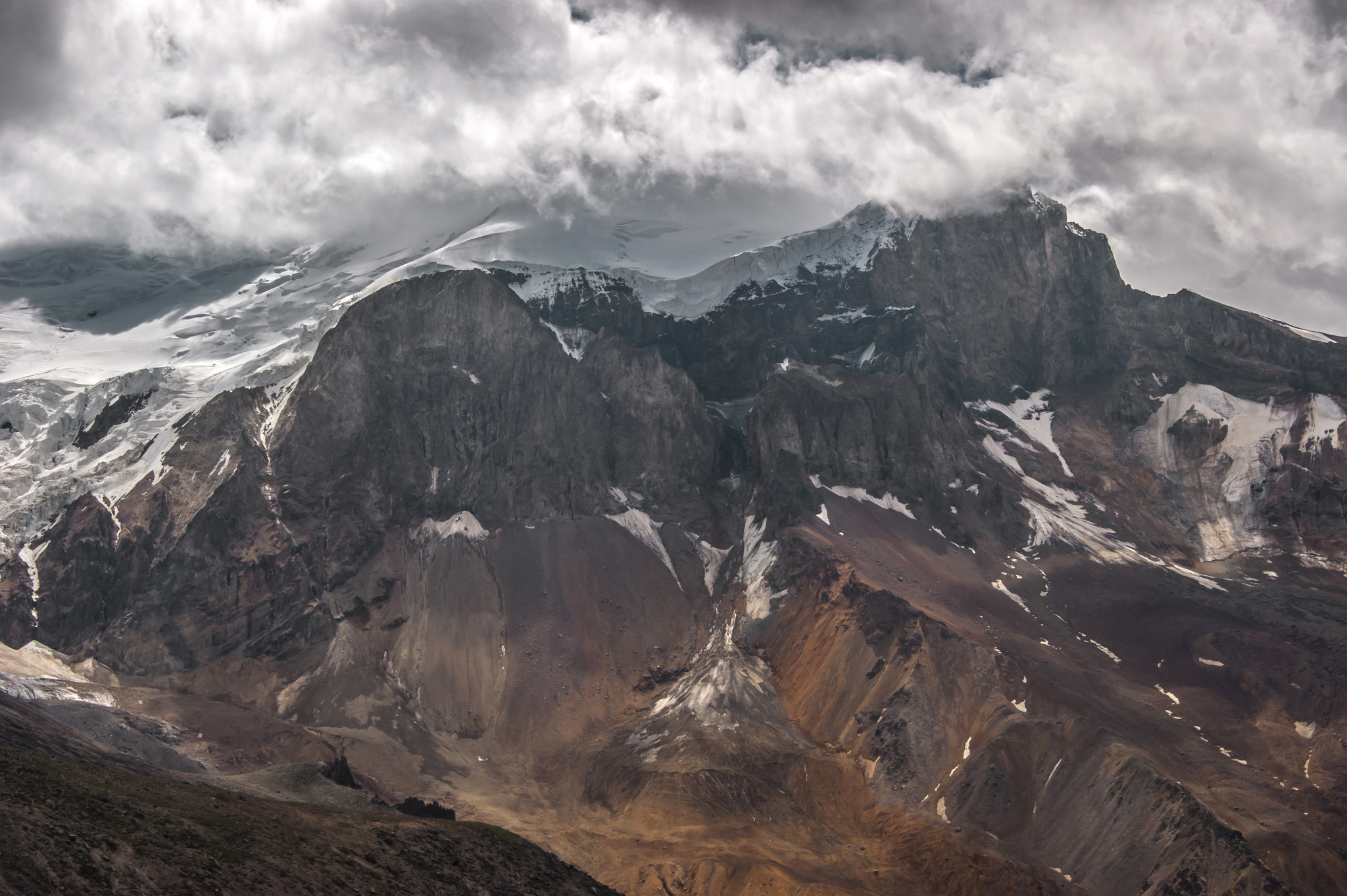 Kukurtli-Kol-Bashi - My, The photo, The mountains, Beginning photographer, Elbrus, The rocks, Tourism, Hike, Mountain tourism, Longpost, Nature