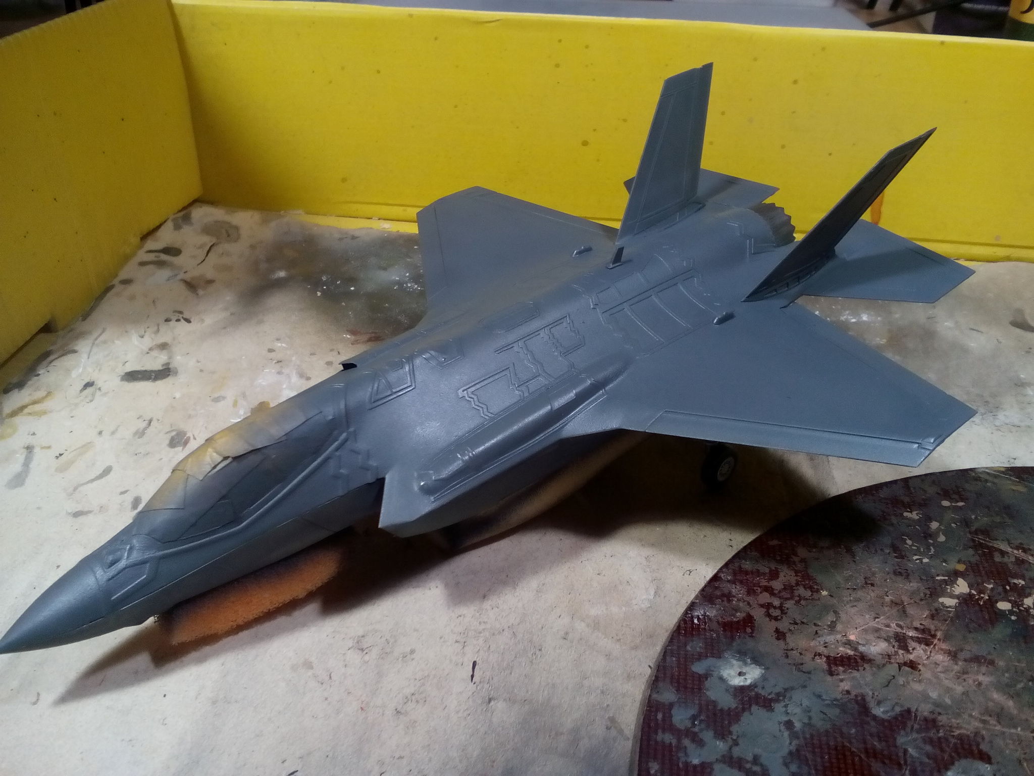 Lockheed-Martin F-35A Lightning II, Italeri, 1/72. Заметки по сборке - Моё, Стендовый моделизм, Сборная модель, Сборка, Аэрография, Хобби, Рукоделие с процессом, Авиация, Своими руками, Длиннопост