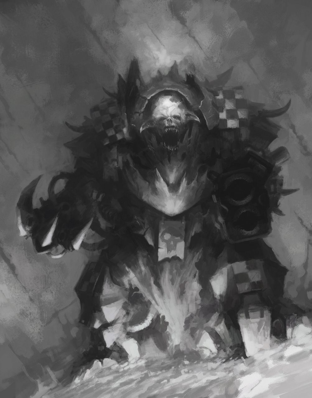 WAAAGH!! - Warhammer 40k, Wh Art, Орки, Rostyslav Zagornov