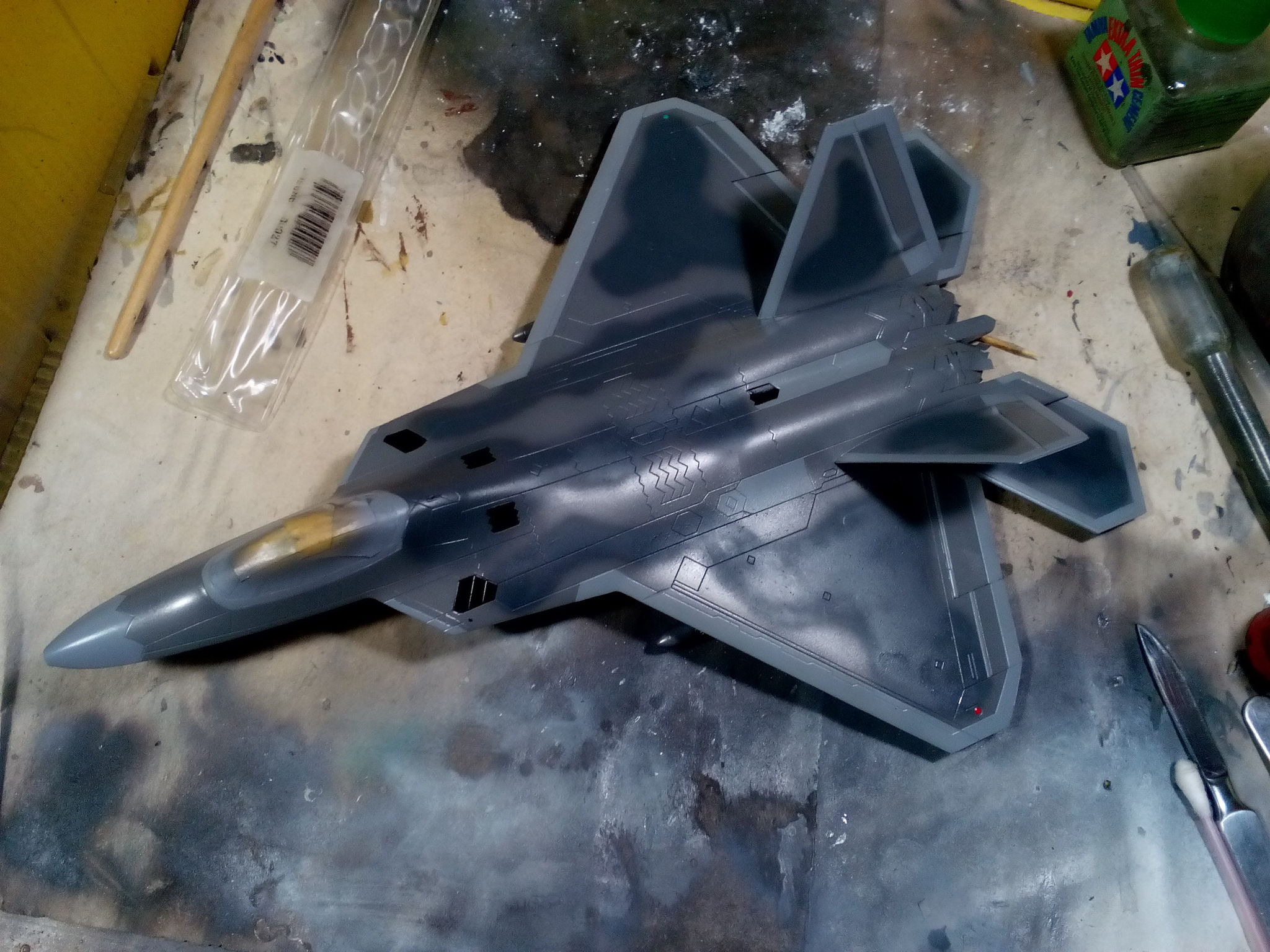 Lockheed-Martin F-22A Raptor, Hobby Boss, 1/72. Заметки по сборке - Моё, Стендовый моделизм, Сборная модель, Хобби, Сборка, Аэрография, Рукоделие с процессом, Авиация, Истребитель, Длиннопост