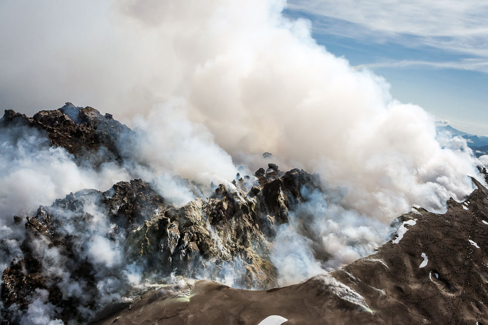 Volcanoes of Kamchatka - The nature of Russia, Volcano, Kamchatka, Longpost, Interesting, Klyuchevskoy Volcano, Tolbachik Volcano, Kamen volcano, Kisimen Volcano, Karymsky Volcano, Maly Semyachik volcano