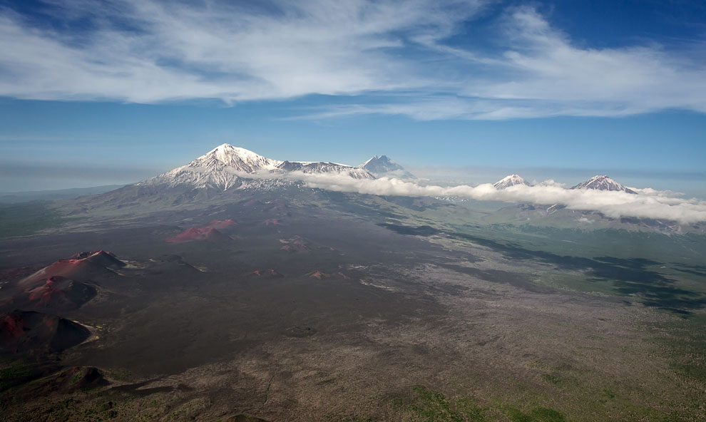 Volcanoes of Kamchatka - The nature of Russia, Volcano, Kamchatka, Longpost, Interesting, Klyuchevskoy Volcano, Tolbachik Volcano, Kamen volcano, Kisimen Volcano, Karymsky Volcano, Maly Semyachik volcano