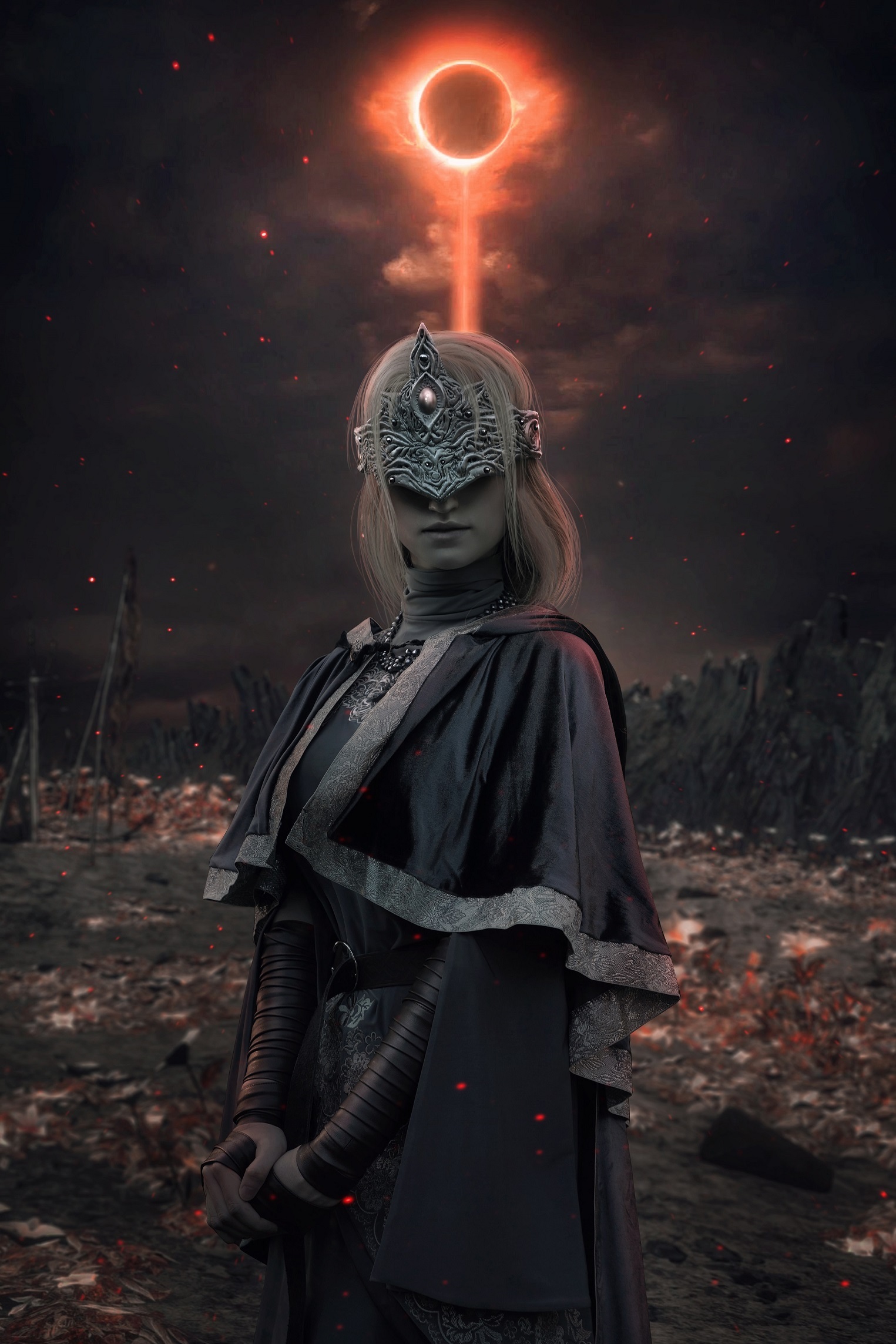 Dark Souls - Fire Keeper by Claire Sea - Моё, Dark Souls, Fire Keeper, Косплей, Видеоигра, Компьютерные игры, Фотография, Арт, Длиннопост