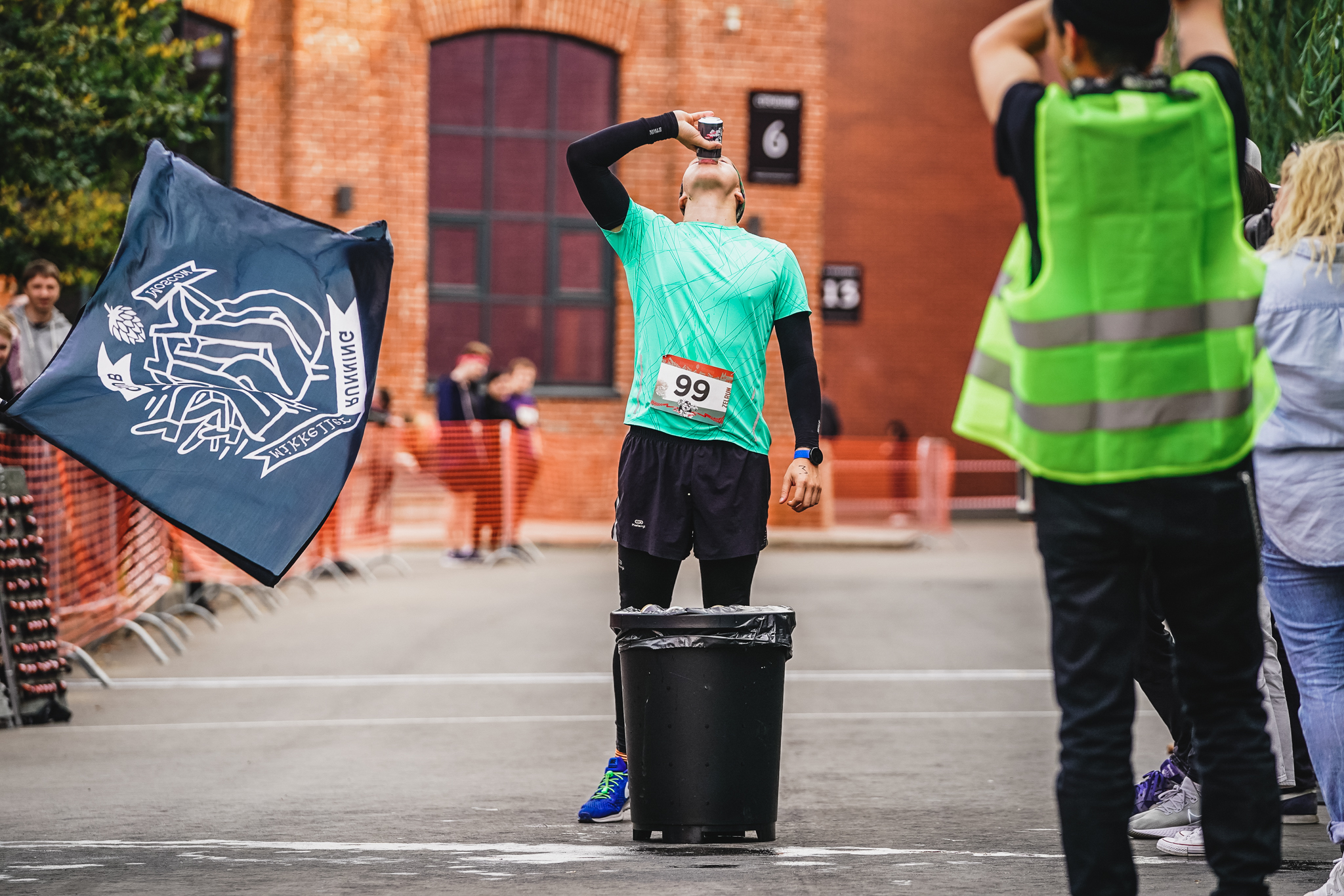 Beer Mile 2020 - My, Run, Positive, Healthy lifestyle, Alcohol, Video, Mat, Longpost