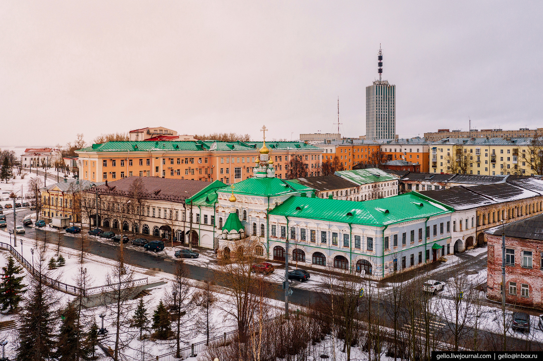 Архангельск с высоты — столица Русского Севера | Пикабу