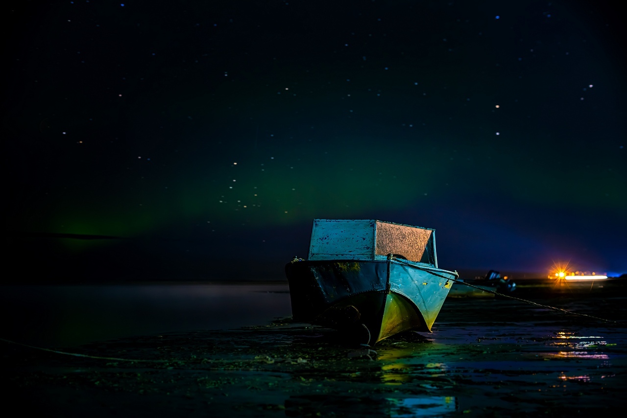 Northern night - Yamal, Polar Lights, Longpost