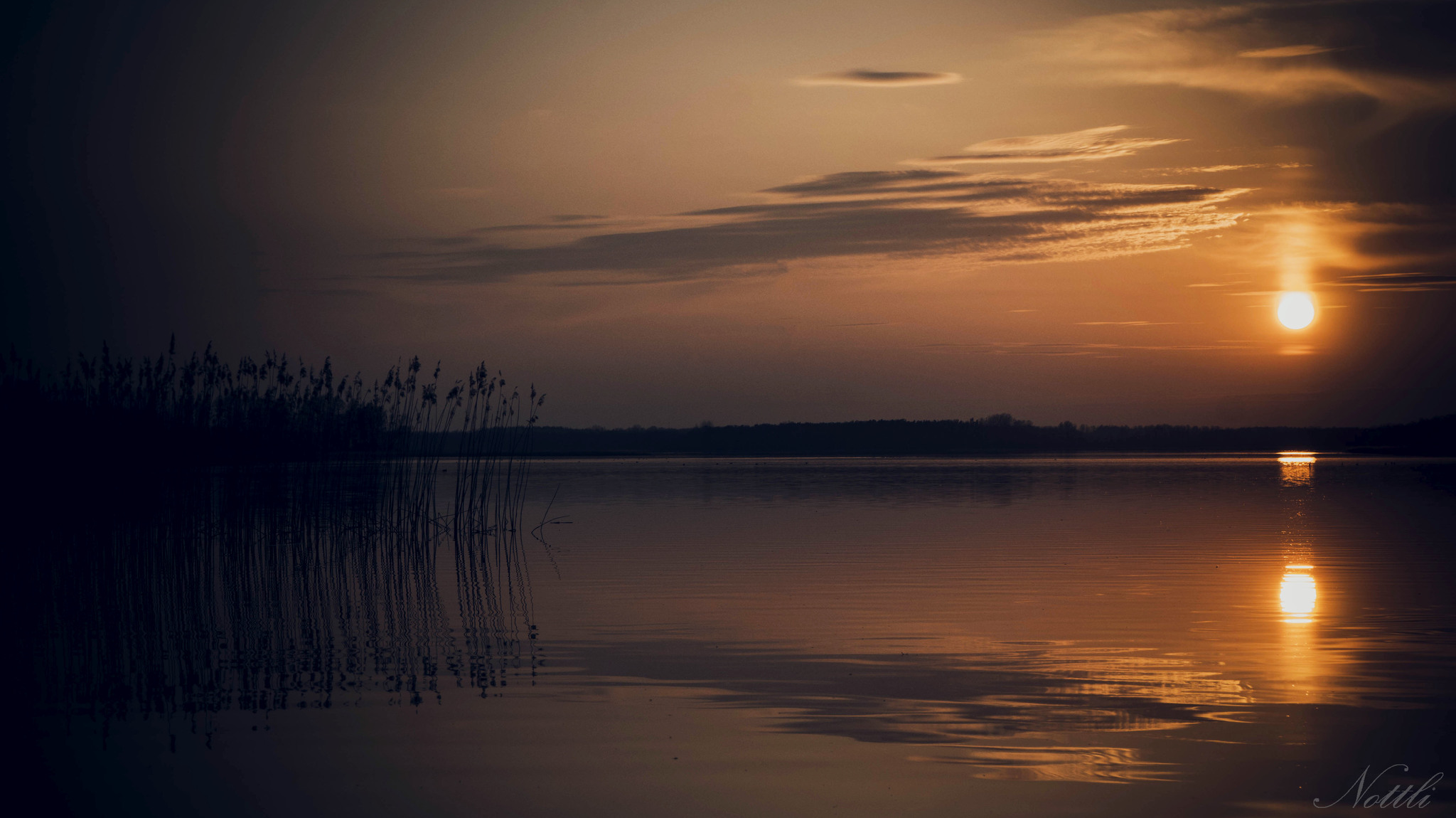 It was getting dark - My, Sunset, Nature, Republic of Belarus, Longpost