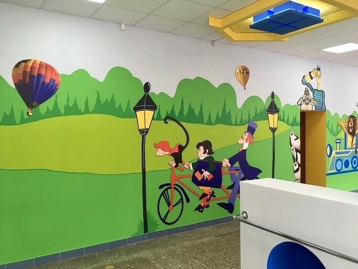 Six children's clinics in Chelyabinsk underwent designer renovations - Chelyabinsk, Design, Repair, children's Hospital, Good news, Positive, Longpost