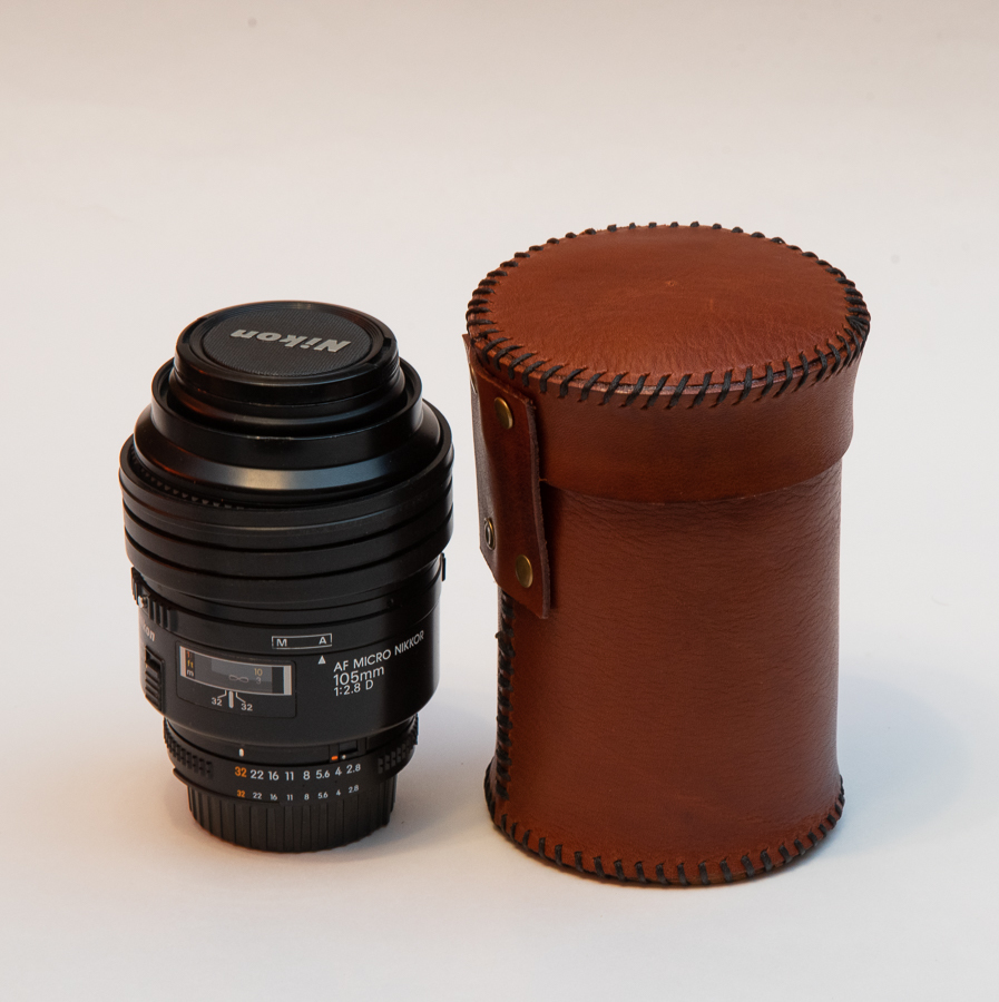 Lens case - My, Leather, Chest, Straight arms, Longpost, Needlework without process, Leather products, Leather craft