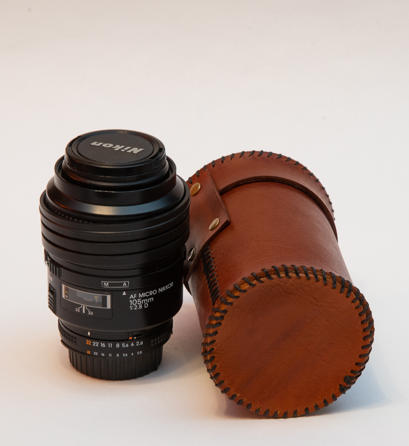 Lens case - My, Leather, Chest, Straight arms, Longpost, Needlework without process, Leather products, Leather craft