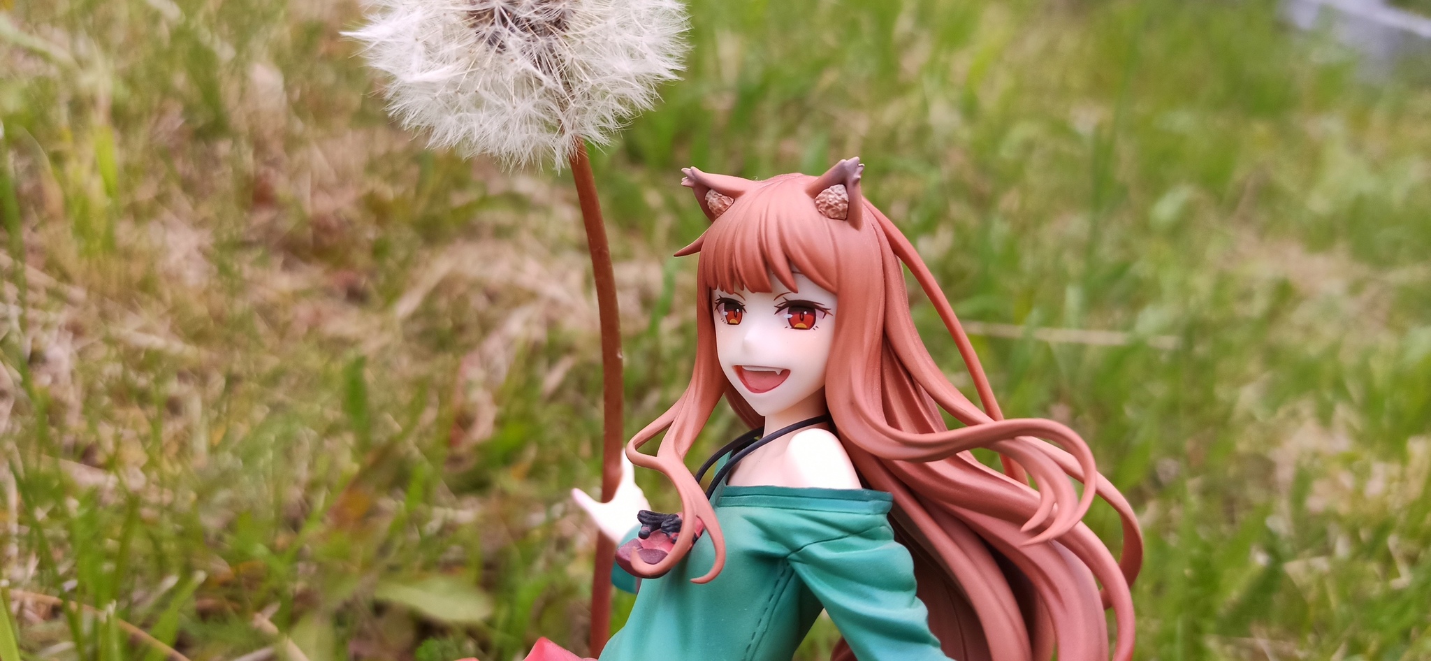 ~•~ The She-Wolf and the Summer Walk ~•~ - My, The photo, Beginning photographer, Anime, Figurines, Collectible figurines, Spice and wolf, Holo, Longpost