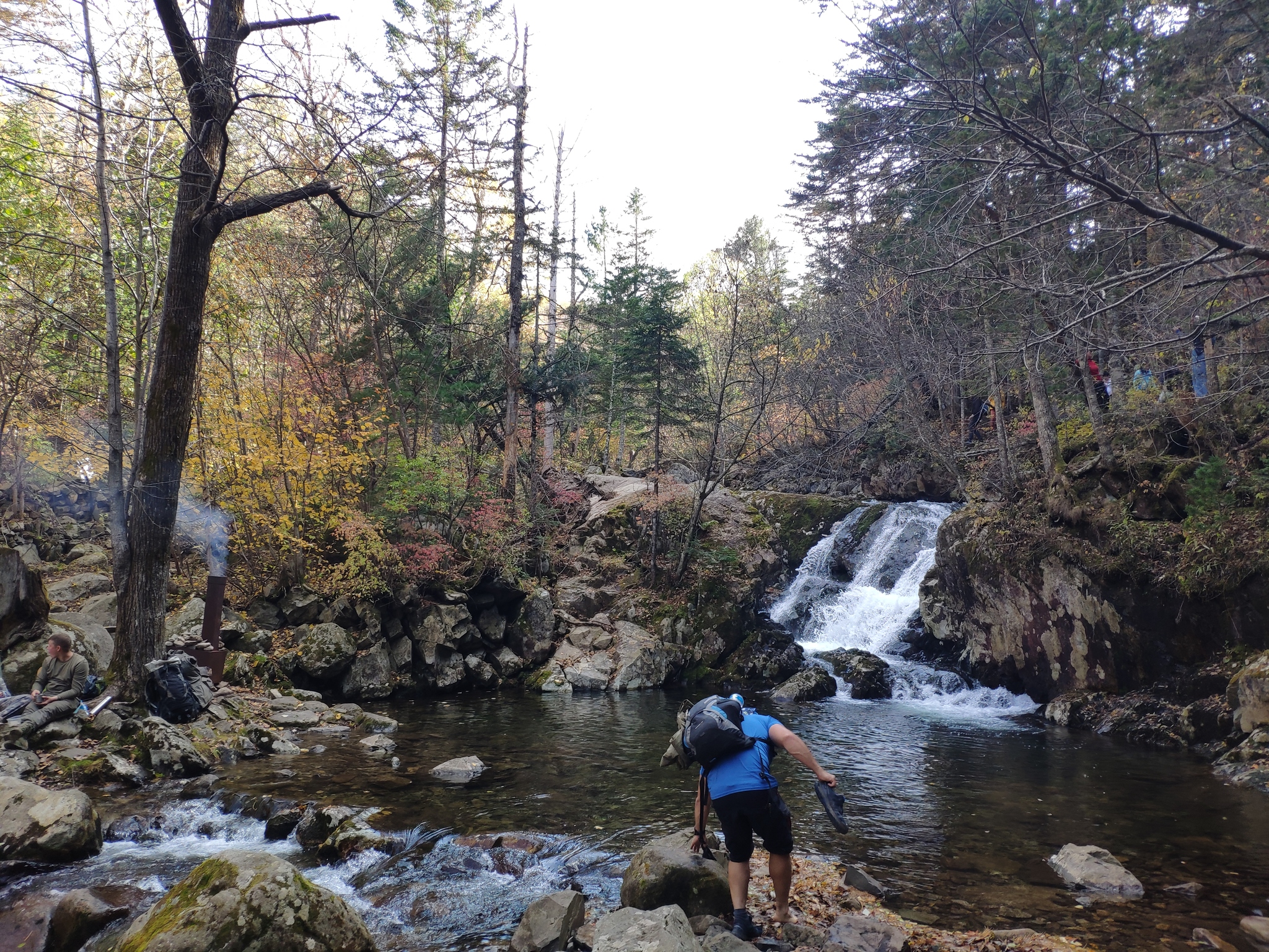 10/12/2020 Smolny waterfalls, Primorsky Krai - My, Primorsky Krai, Waterfall, Autumn, Longpost