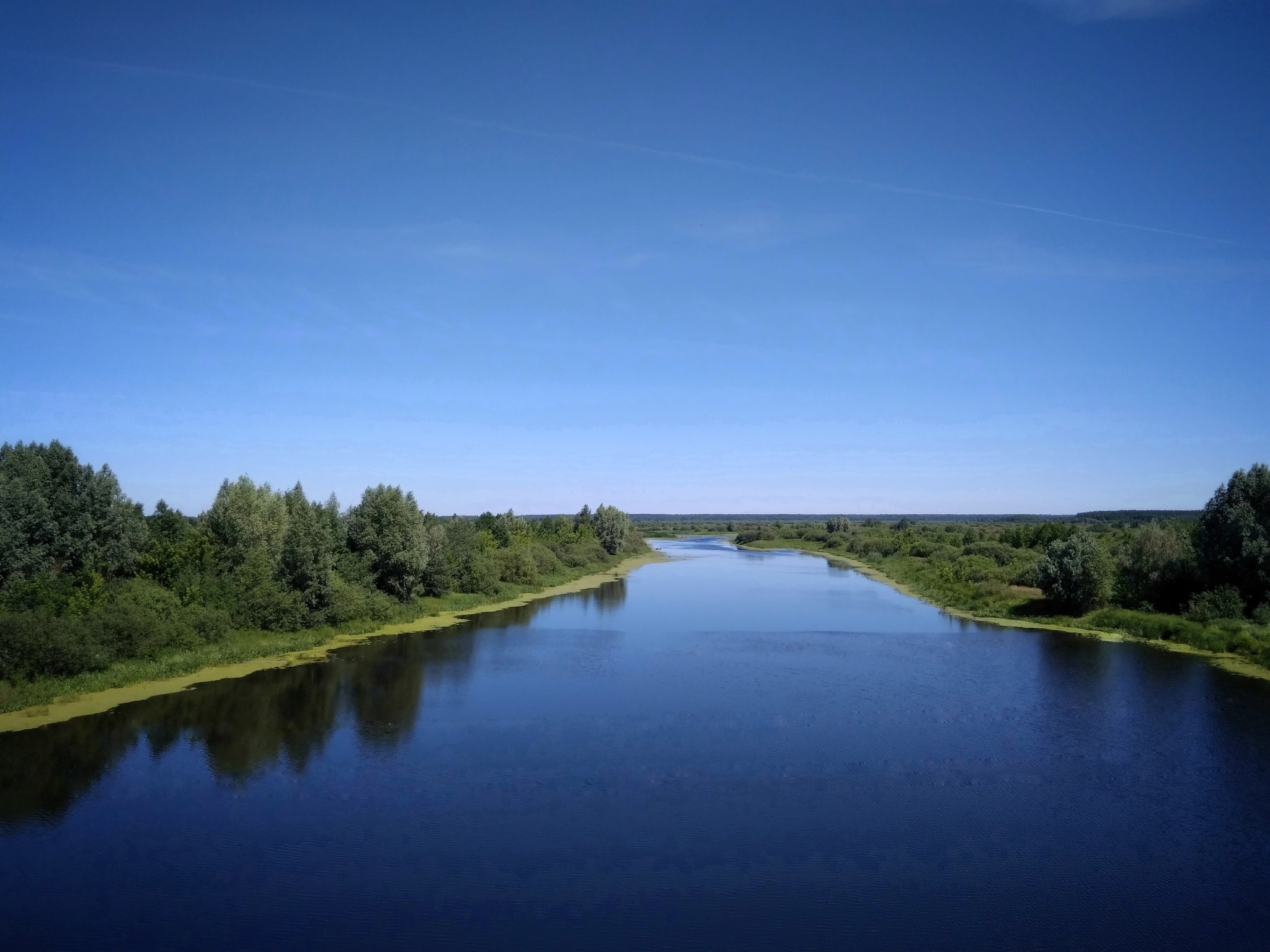 The river is wide - My, Russia, Bryansk, Nature, Landscape, River, The photo, Sky, Travels