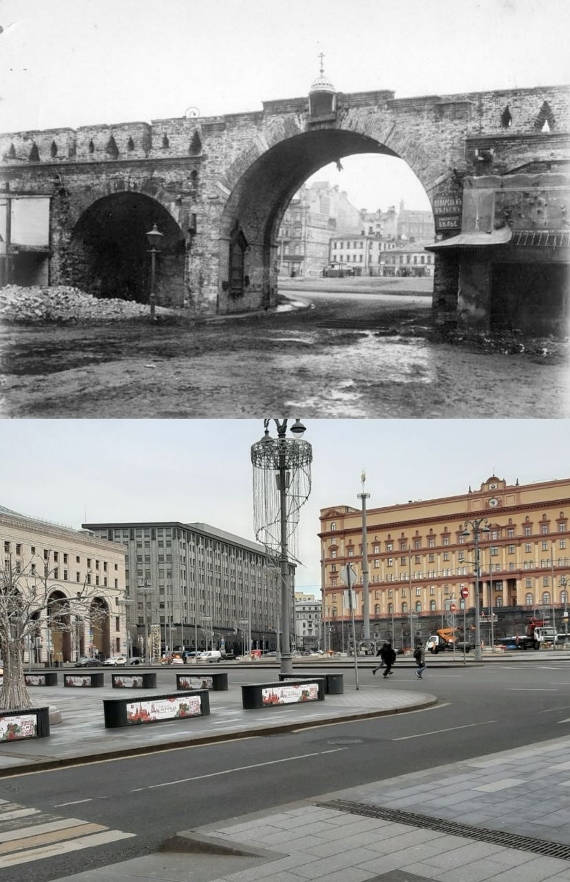 Улицы Москвы сквозь столетия часть 2 - Архитектура, Москва, История, Фотография, Длиннопост