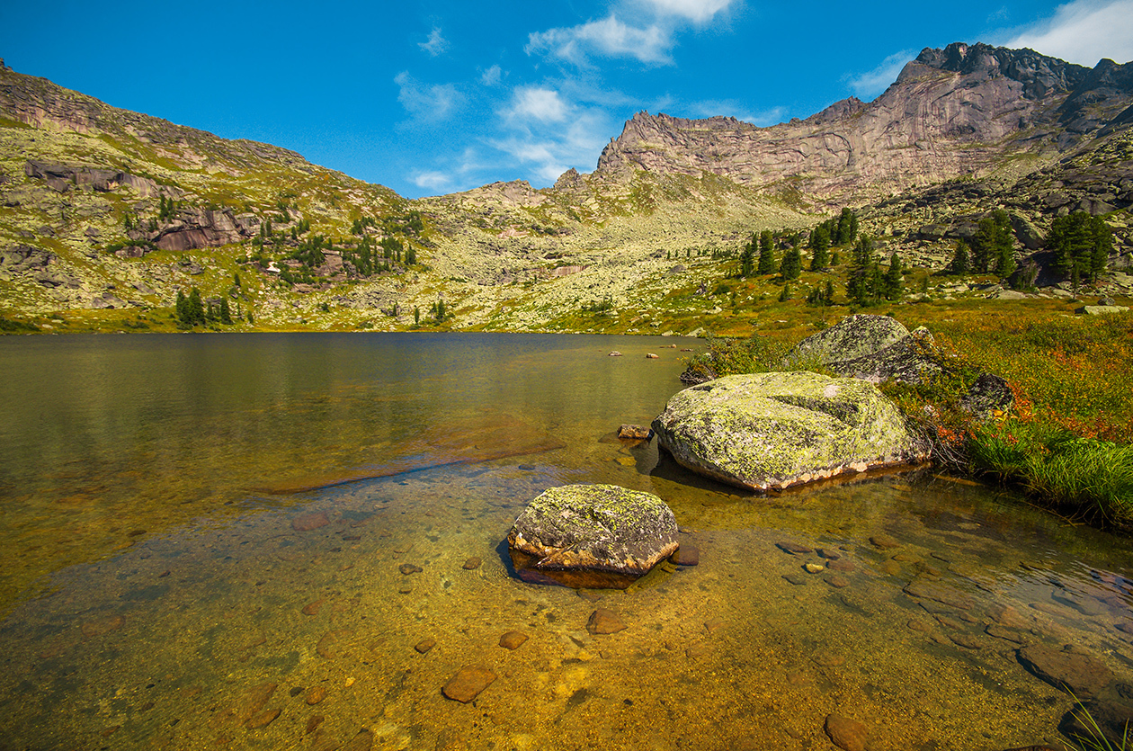 Clear water Ergakov - My, Ergaki, Landscape, Travels, Holidays in Russia, Wild tourism, Leisure, Camping, Longpost