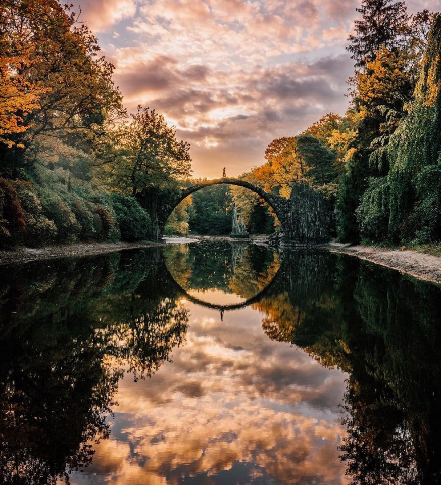 Elven Bridge - Germany, The photo, Bridge, Longpost, RГЎkotzbrГјcke