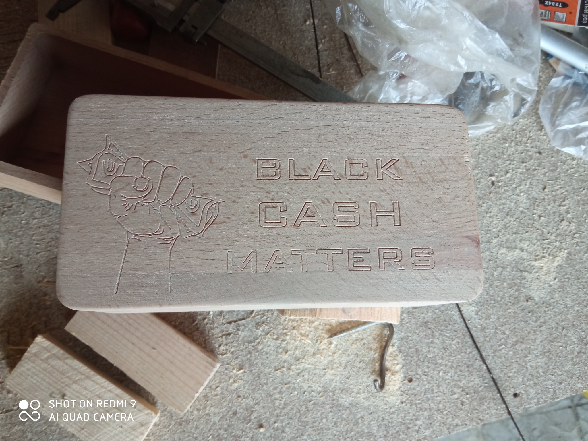 Cash box. Black cash matters - My, CNC, Casket, Longpost