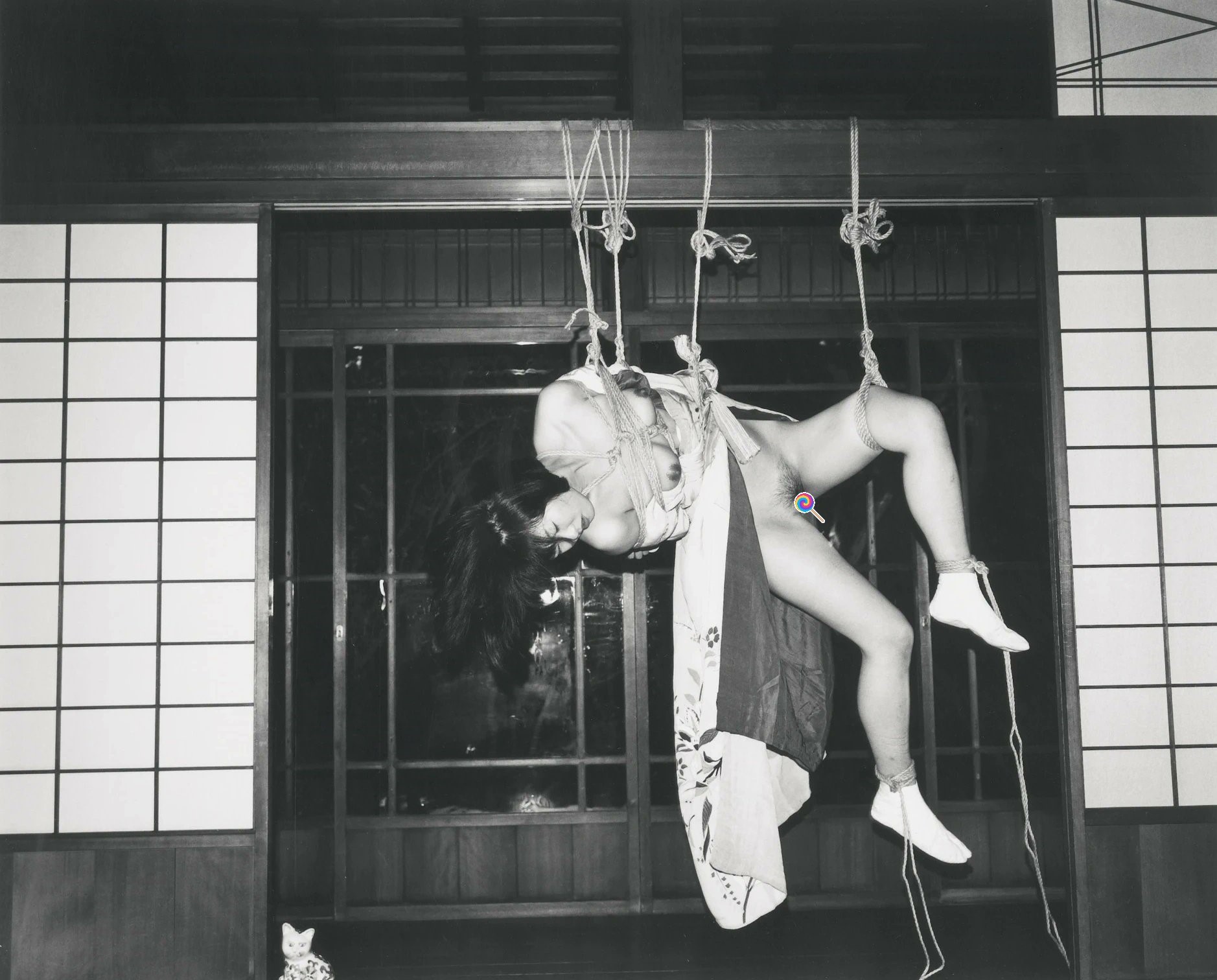 In the air - NSFW, BDSM, Shibari, Longpost