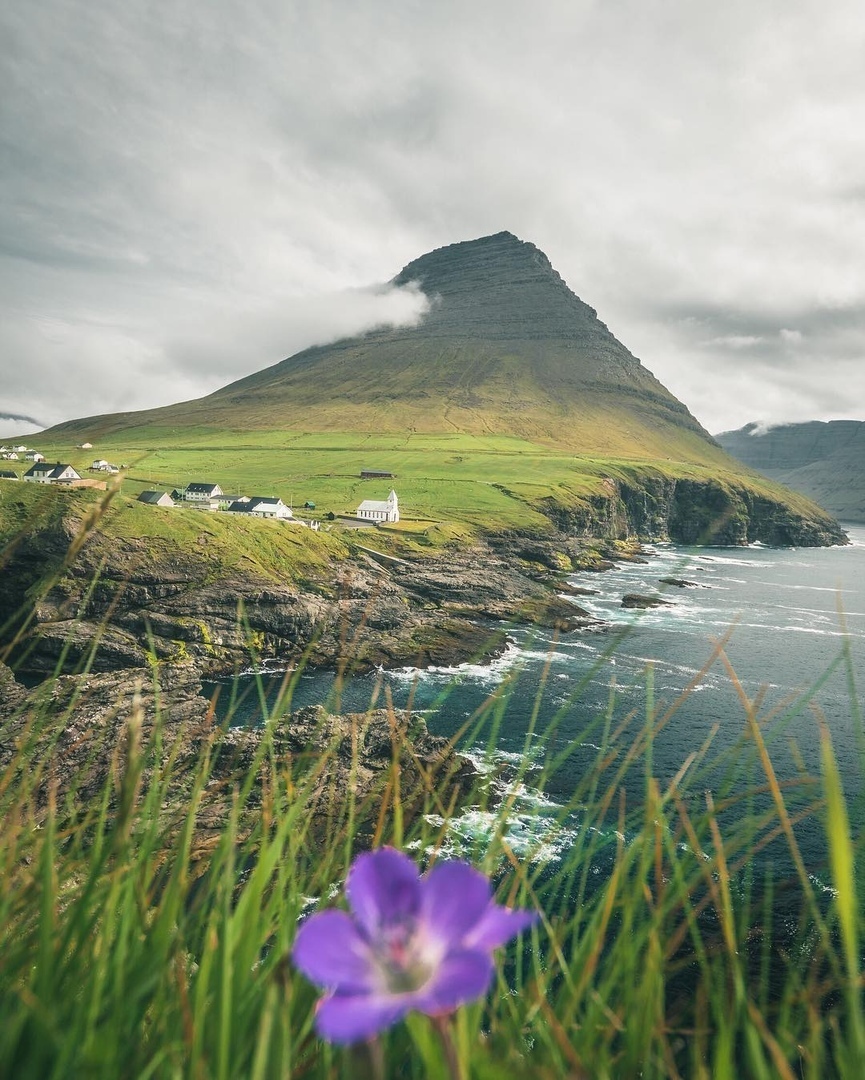 The beauty of the Faroe Islands - Faroe islands, Seasons, Nature, Snow, Grass, Goat, beauty of nature, The photo, Longpost