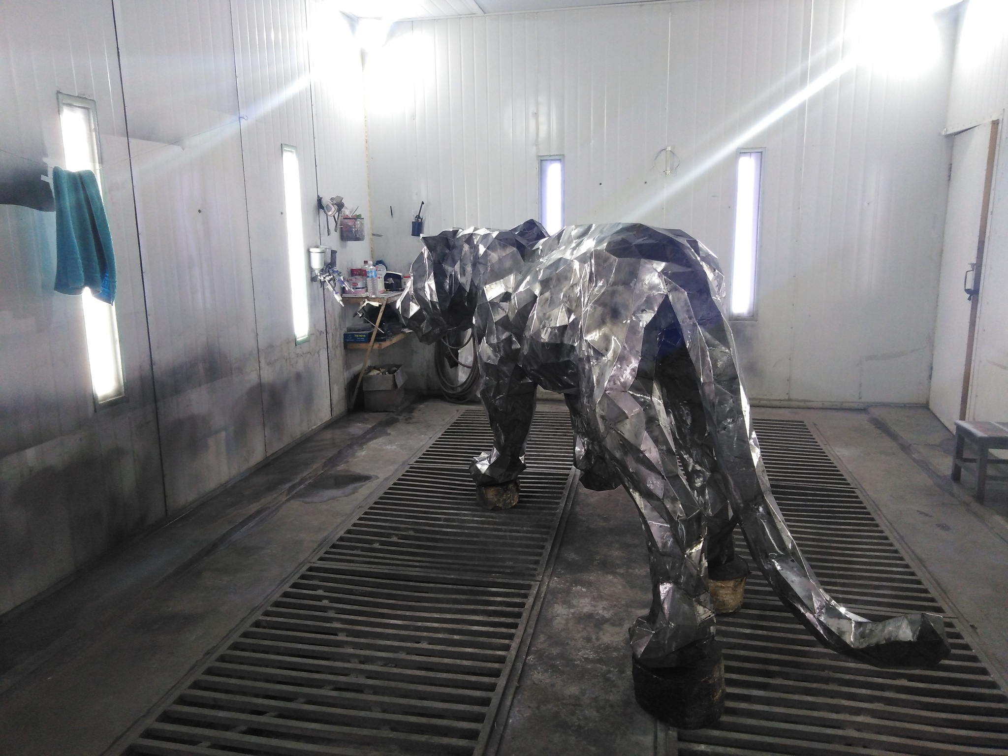 Real Steel. Iron Tiger in 5 months - My, Tiger, Welding, Loft, Handmade, With your own hands, Video, Longpost