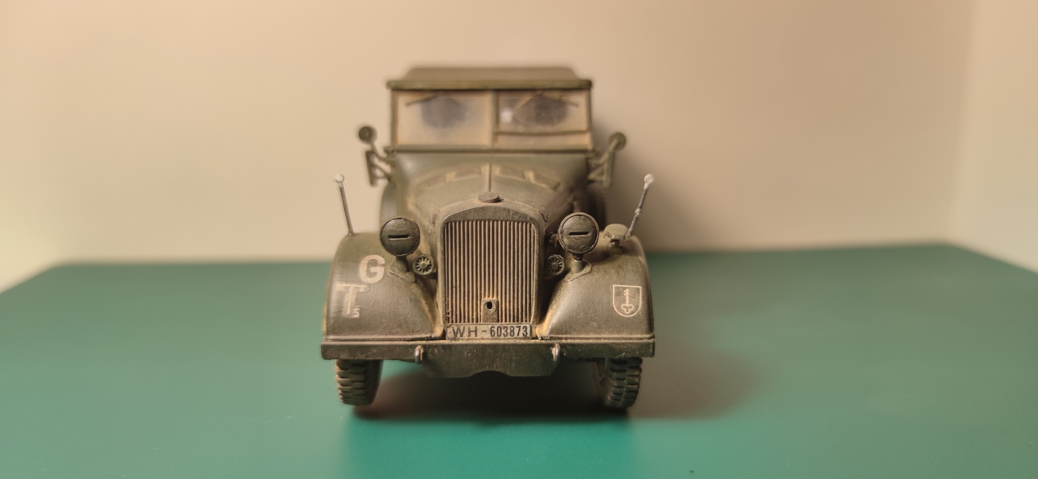 Horch Kfz.15 - Моё, Хобби, Моделизм, Сборная модель, Вторая мировая война, Horch, Длиннопост