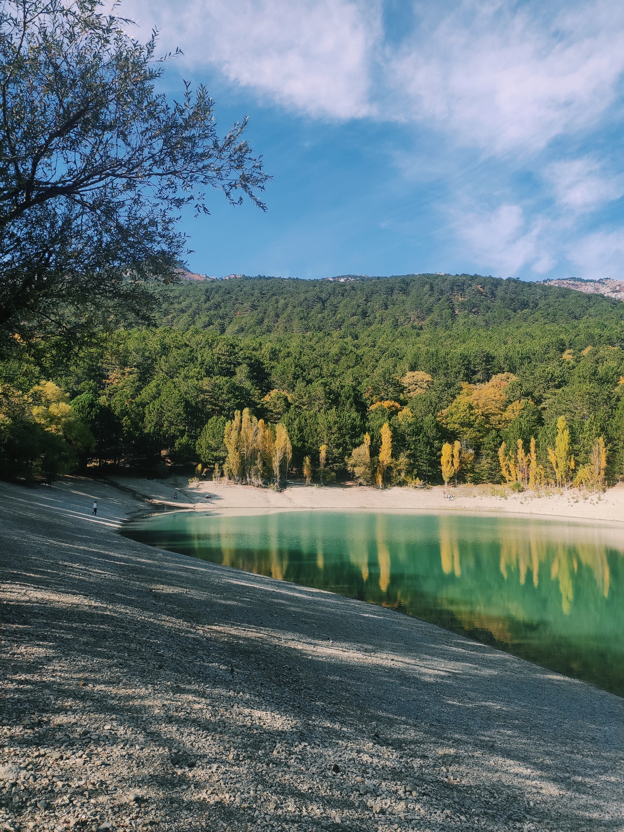 Turquoise Lake. Crimea - My, Crimea, Walk, Longpost