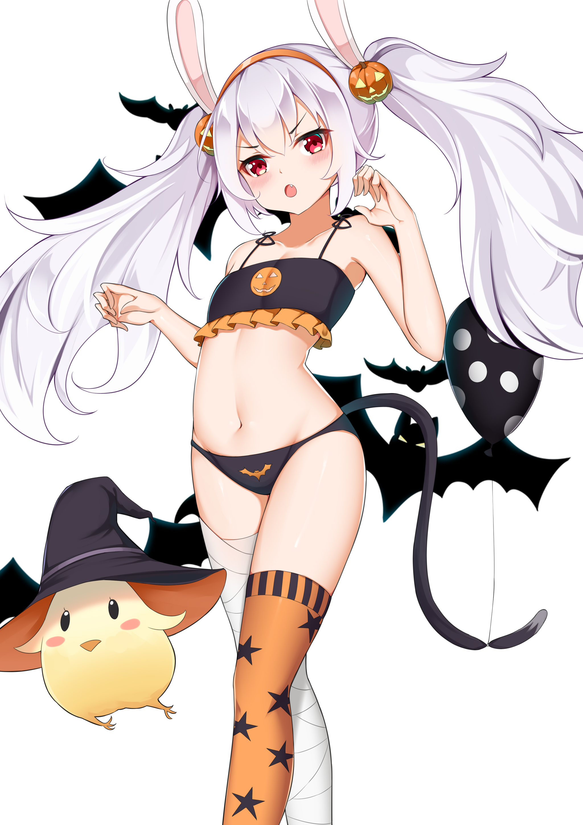 Laffey - NSFW, Anime, Anime art, Azur lane, Laffey, Swimsuit, Halloween, Halloween costume