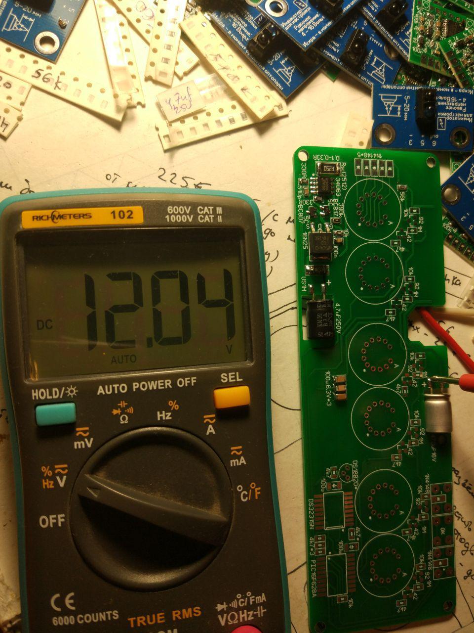 A short post about assembling a tube clock on IN-8-2 - My, Homemade, With your own hands, Needlework with process, Presents, Clock, Wood, Electronics, Longpost