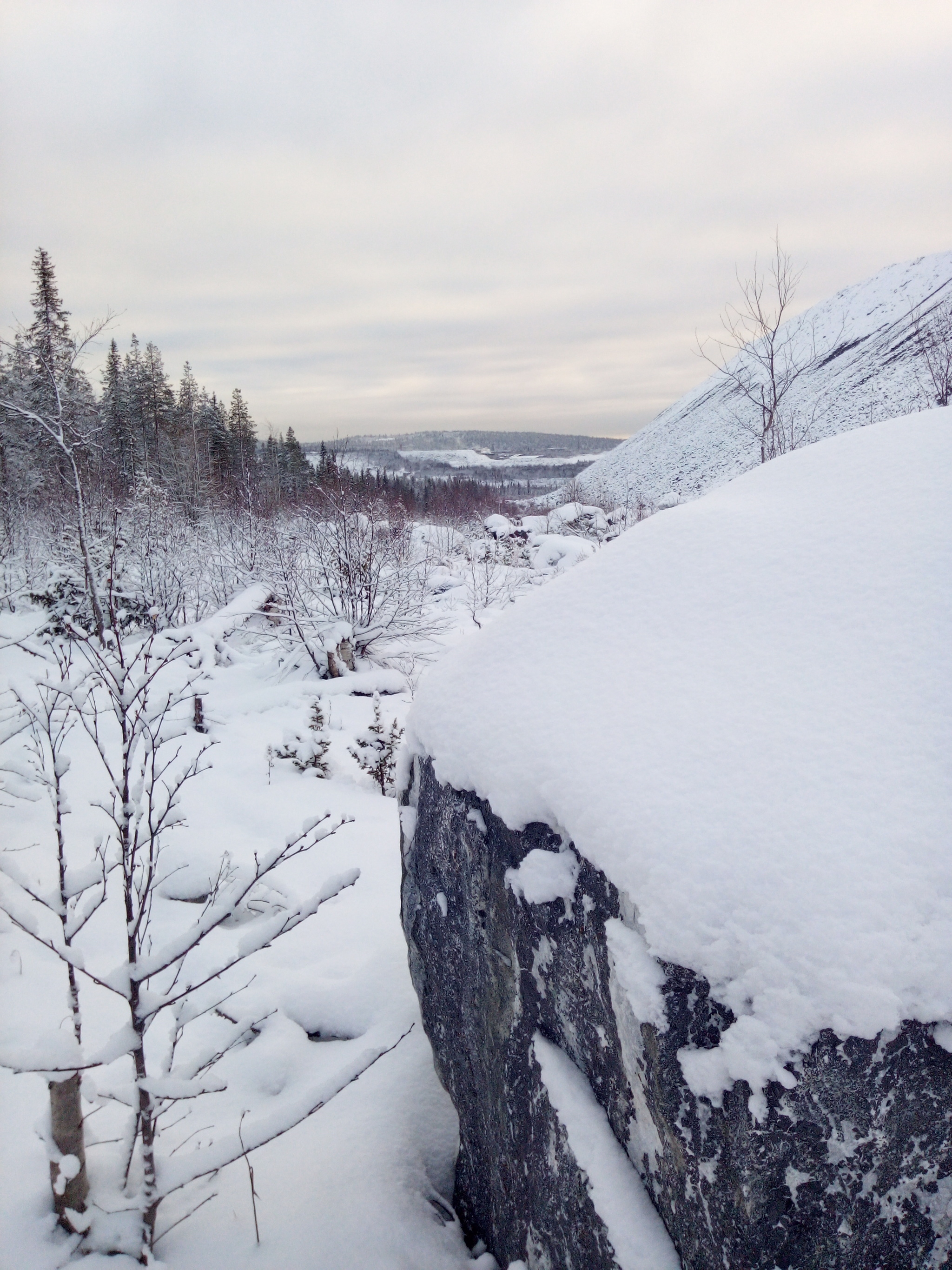 Winter on Kola - My, Winter, Kola Peninsula, Longpost, Mobile photography