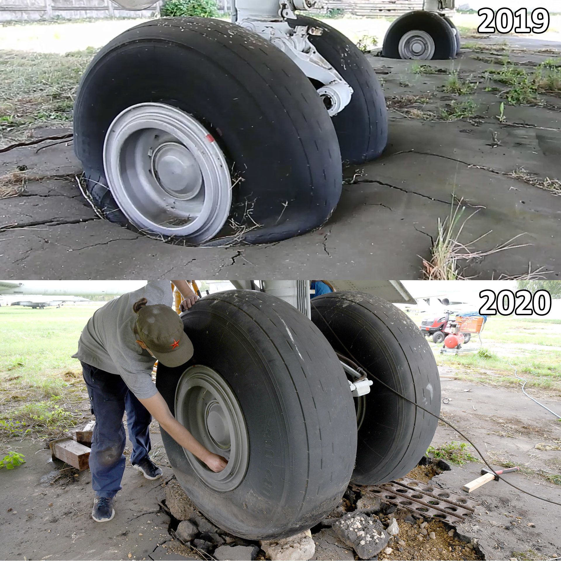 Antitlen: restoring the Soviet airliner Yak-42 - My, Aviation, the USSR, Monino, BBC Museum, Museum, Airplane, Longpost