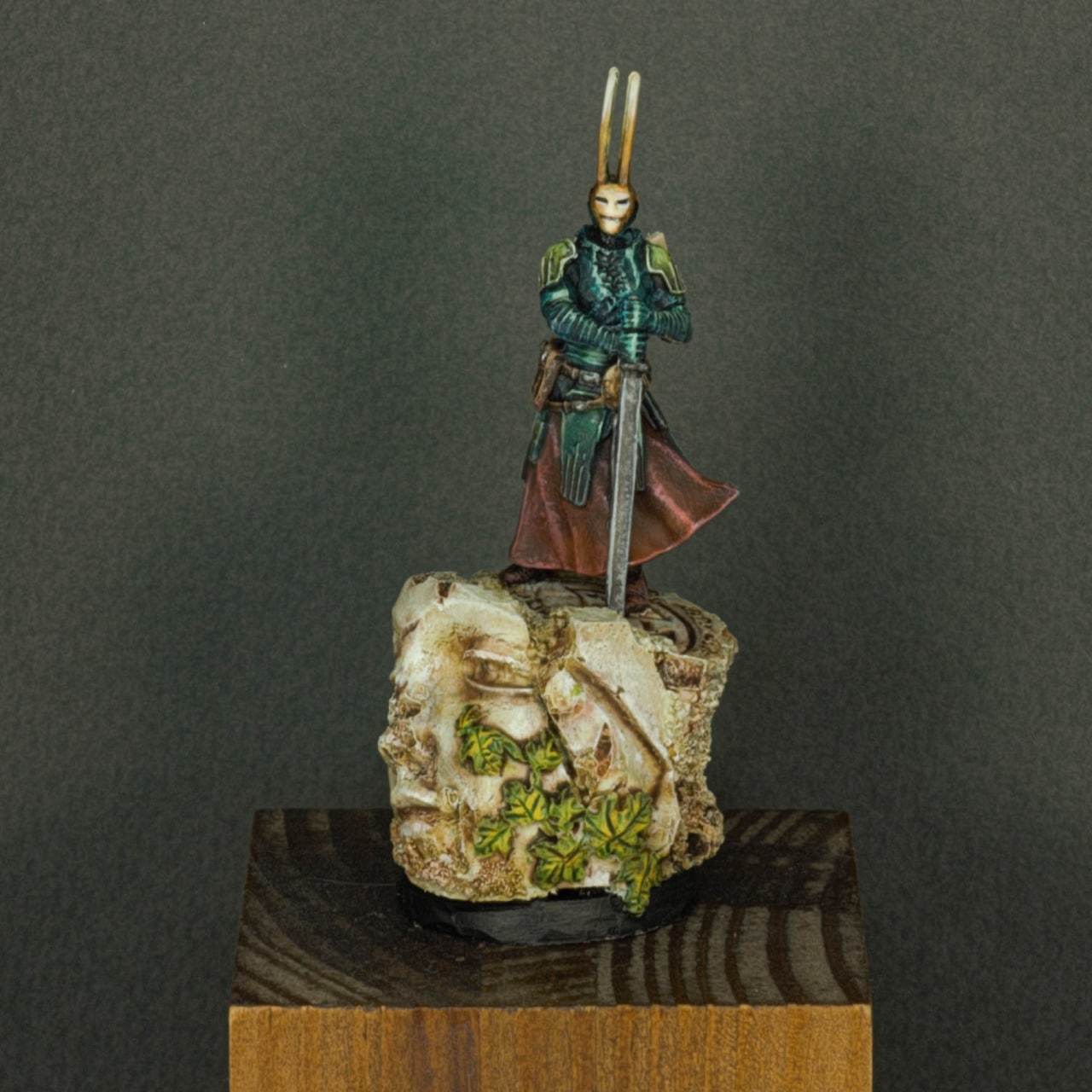 Grim Warrior - My, Painting miniatures, Fantasy, Longpost