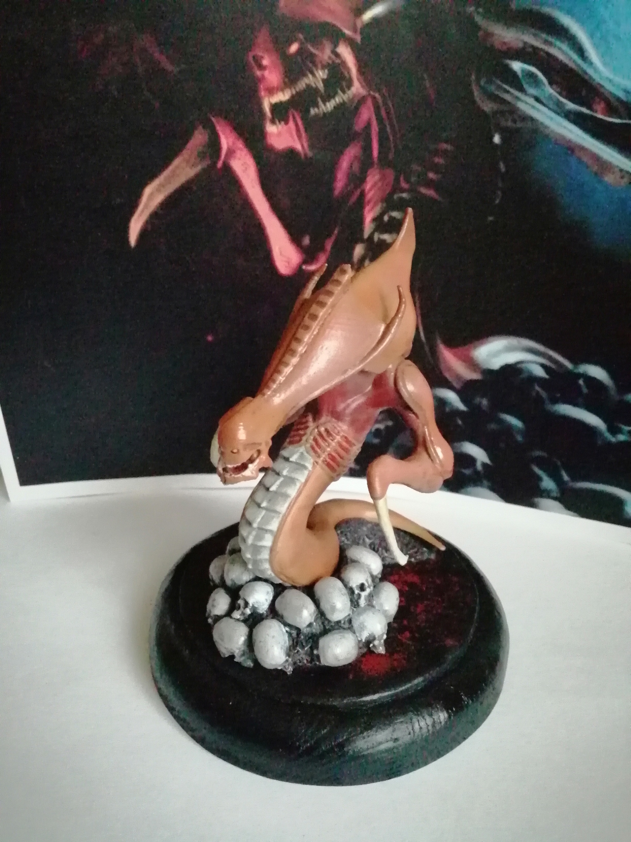 Hydralisk from StarCraft - My, Starcraft, Modeling, Hobby, Hydralisk, Longpost, Zerg