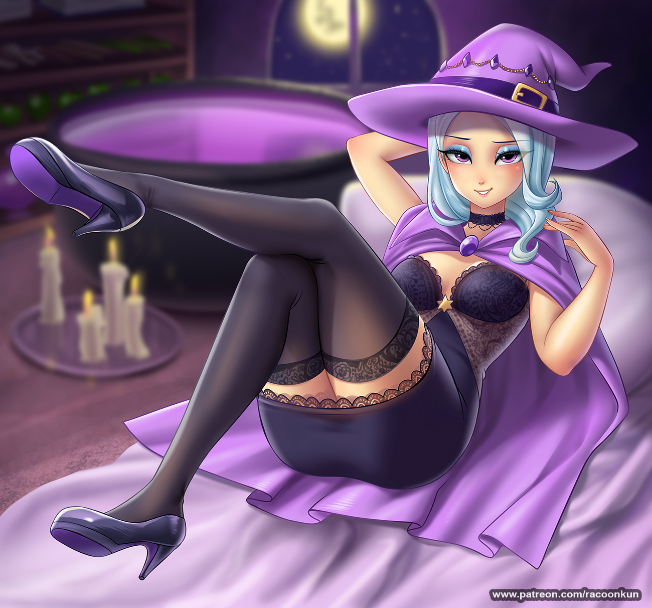 Witch - My little pony, Humanization, Trixie, Racoonkun