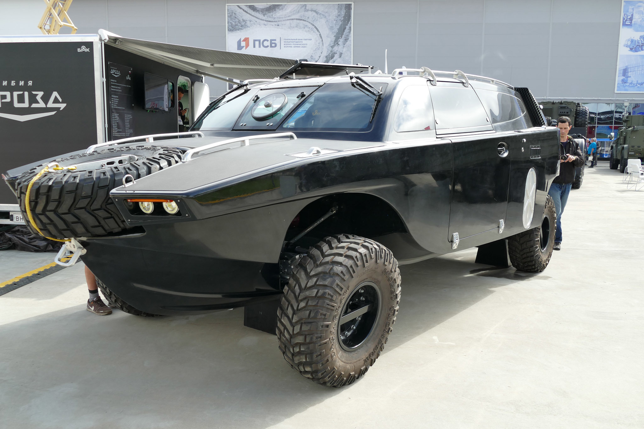 Drozd at the military-technical forum Army-2020 - Amphibious all-terrain vehicle, Amphibian, Longpost, Army