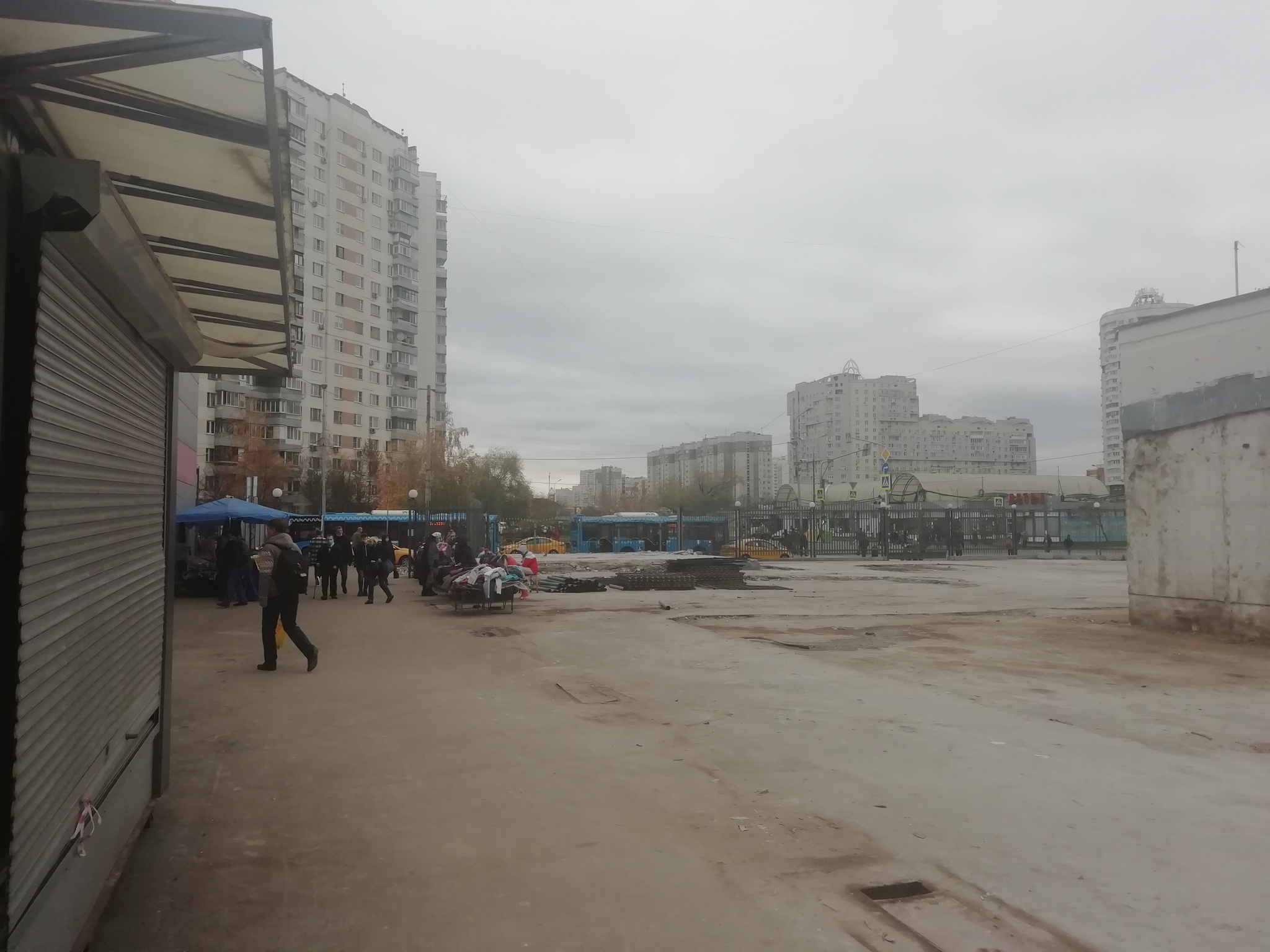 Moscow. Demolition of the Bars-2 market in Maryino - Politics, Negative, Maryino, Market, Sergei Sobyanin, Road, Longpost