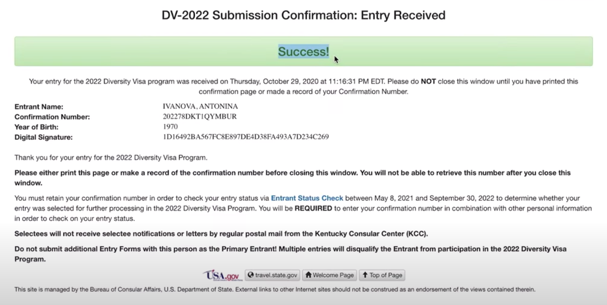 Green Card Lottery 2022 or an attraction of unprecedented generosity! (instructions for filling out the form are attached) - My, USA, Greencard, Instructions, America, Living abroad, Relocation, Video, Longpost