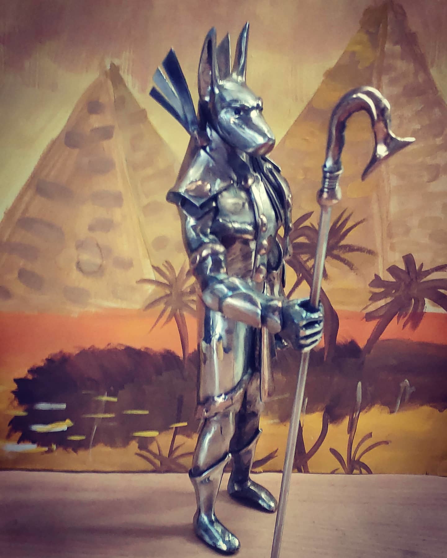 Anubis - My, Anubis, With your own hands, Needlework without process, Stainless steel, Egypt, Longpost