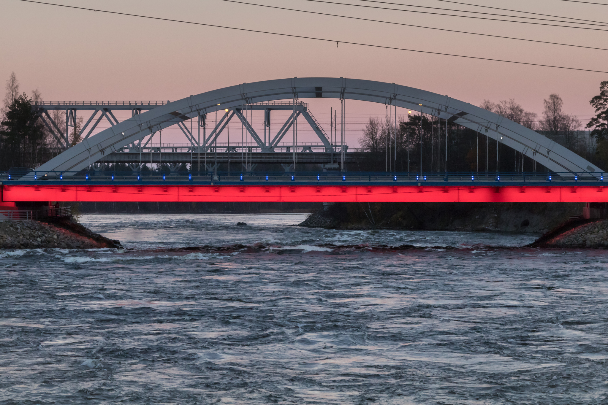 R. Vuoksa, Losevo, LO - My, Vuoksi, Bridge, Leningrad region