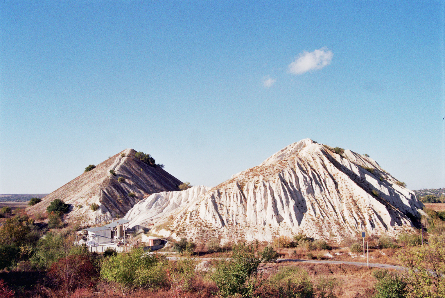 Slavyansk and its chalk mountains - My, Kodak, Landscape, The photo, Retro, Longpost