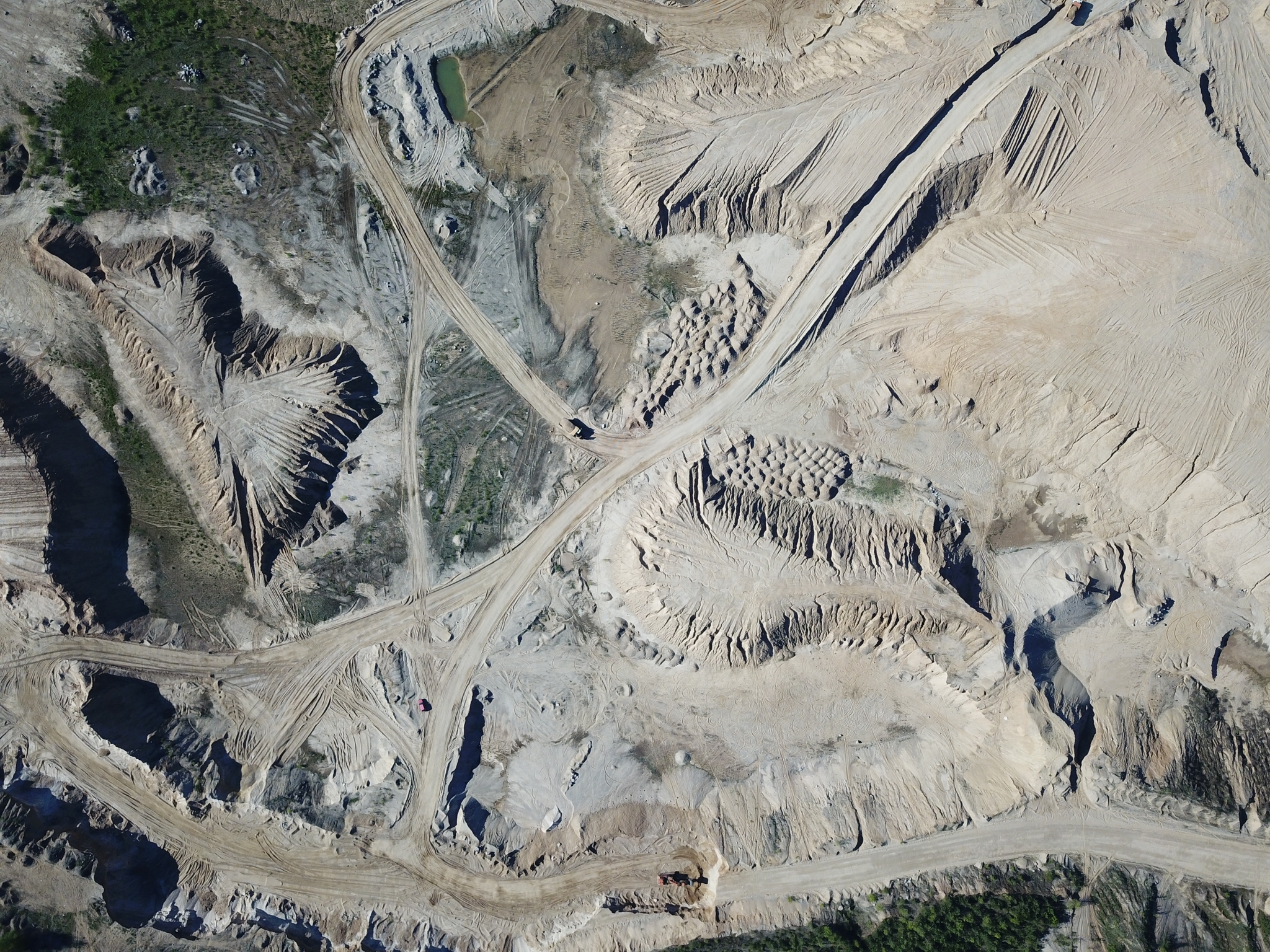 Sand quarry - My, Republic of Belarus, Career, Drone, DJI Mavic PRO, The photo, Video, Other planet, Longpost