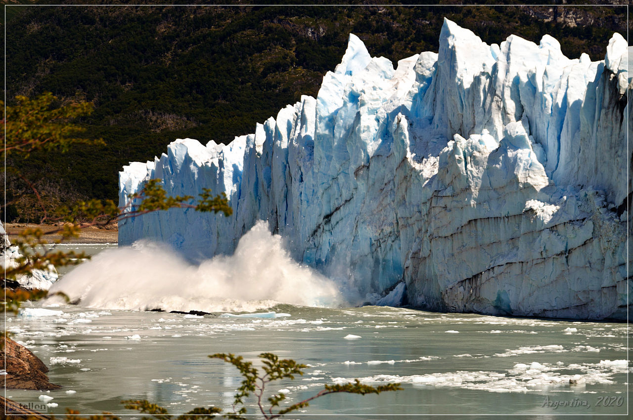 Glacier collapse - My, Perito Moreno Glacier, Glacier, Collapse, Argentina, Patagonia, Collapse, The photo, Longpost