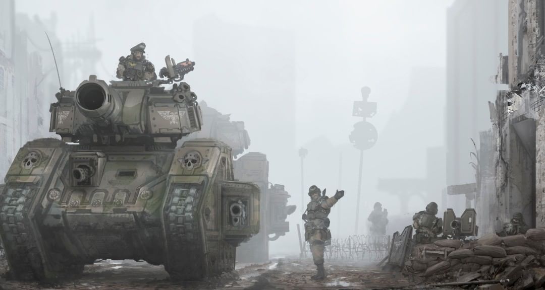 Art - Warhammer 40k, Wh Art, Astra Militarum, Leman Russ