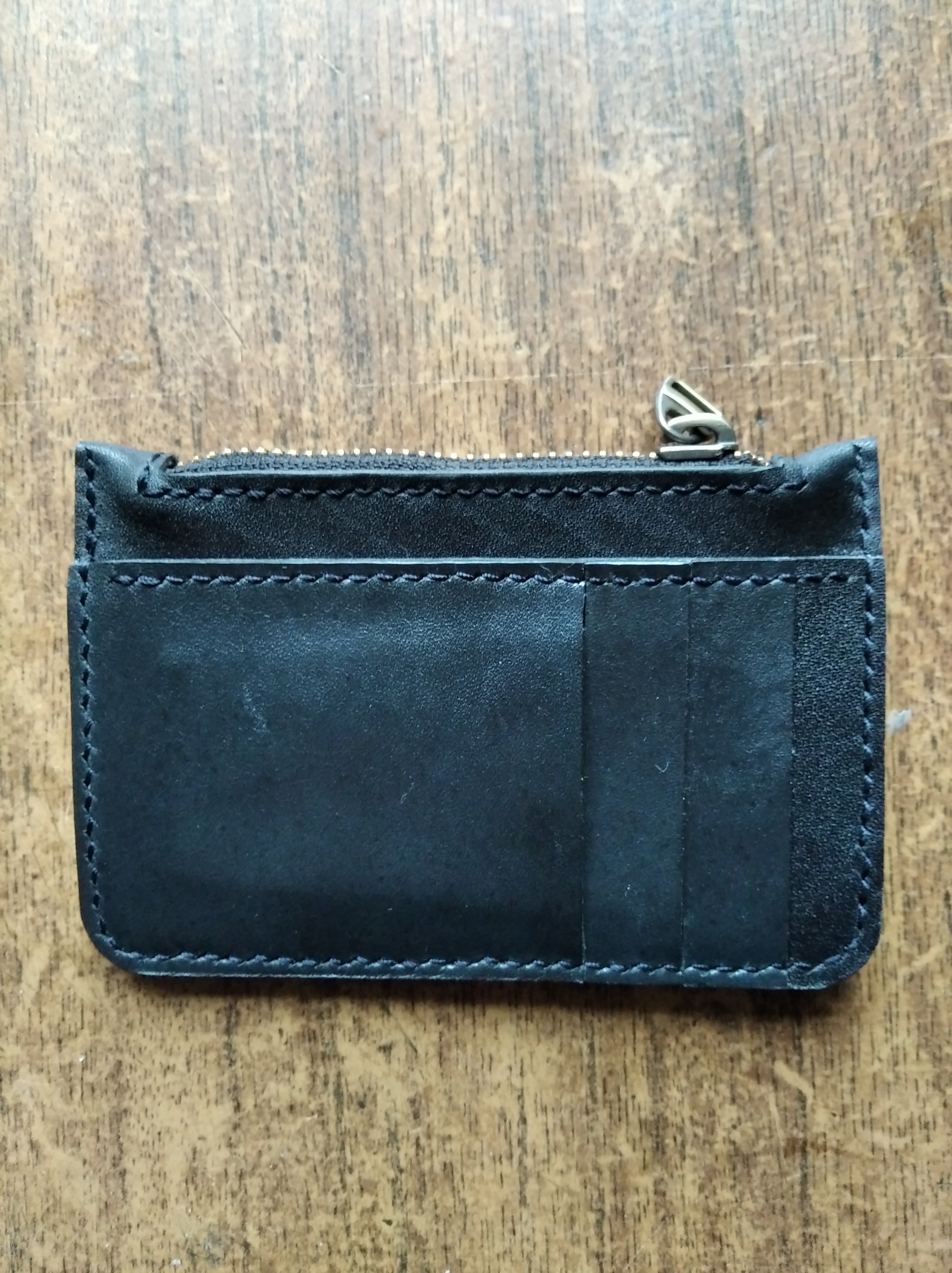 Small wallet - My, Leather craft, Needlework with process, Leather products, Longpost