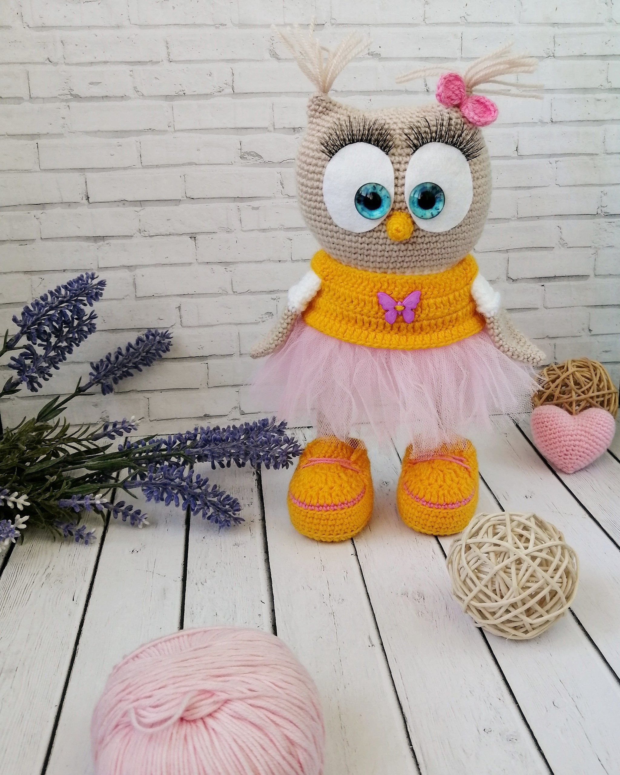 Owl family - My, Amigurumi, Crochet, Knitted toys, Needlework without process, Hobby, Knitting, Longpost